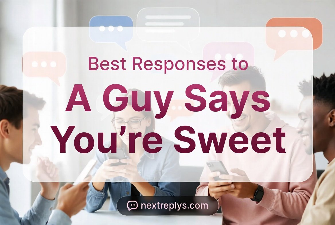 Best Responses to “A Guy Says You’re Sweet”