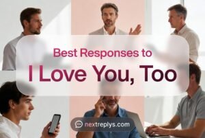 Best Responses to “I Love You Too”