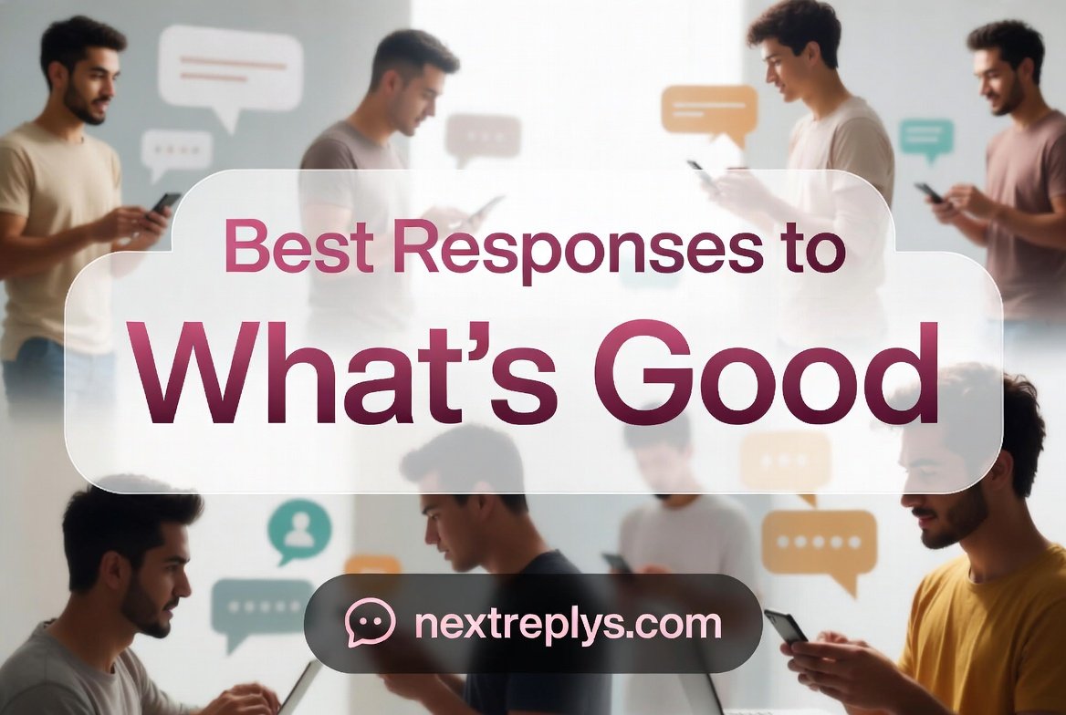 Best Responses to “What’s Good”