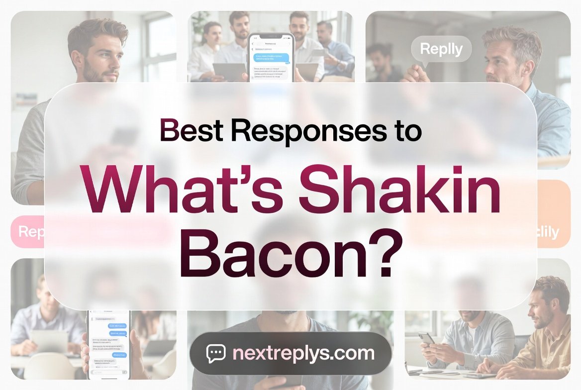 Best Responses to “What’s Shakin Bacon?”