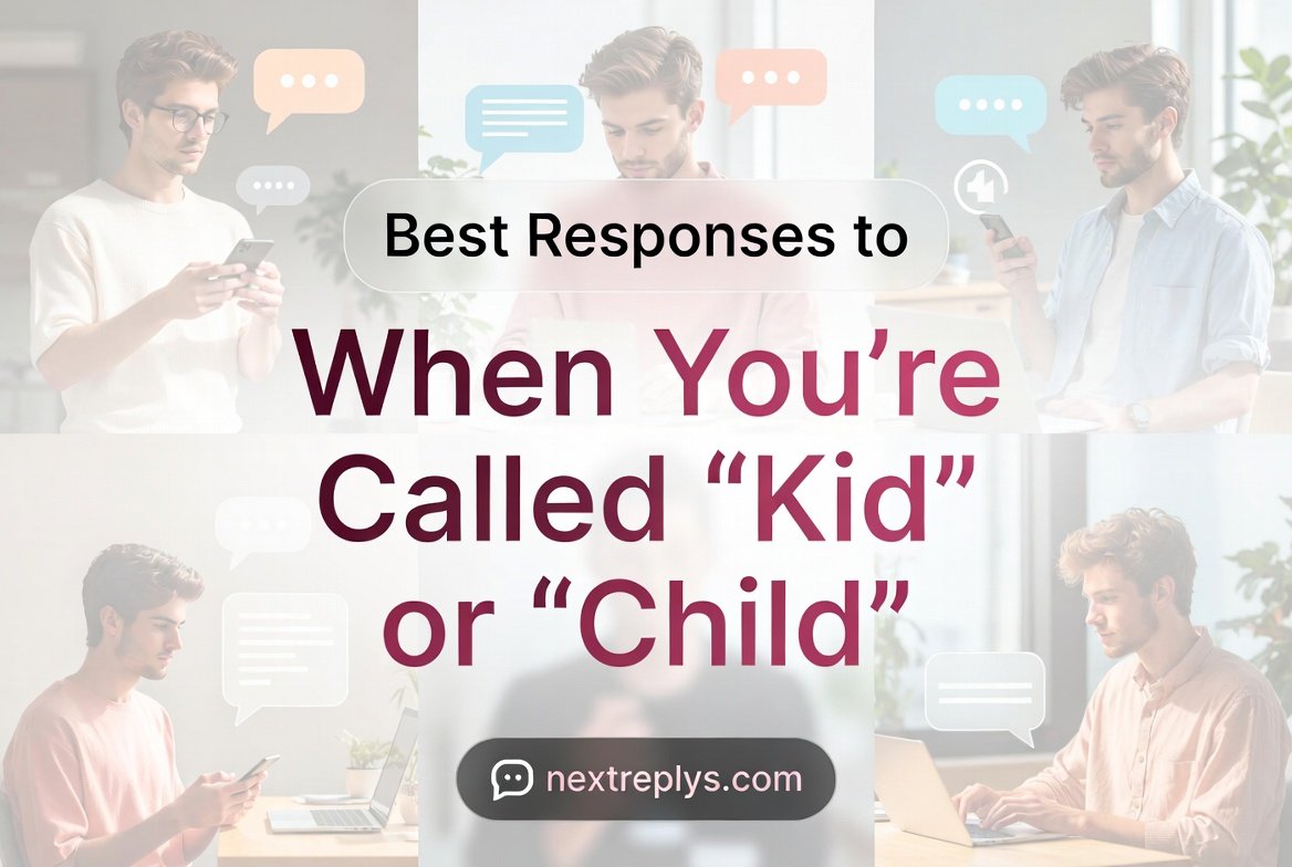 Best Responses to When You’re Called “Kid” or “Child”