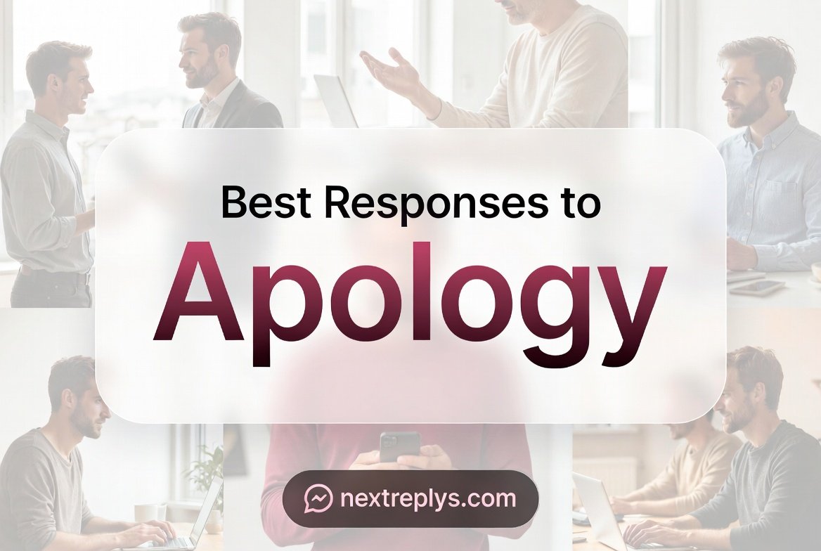 Best Responses to an “Apology”