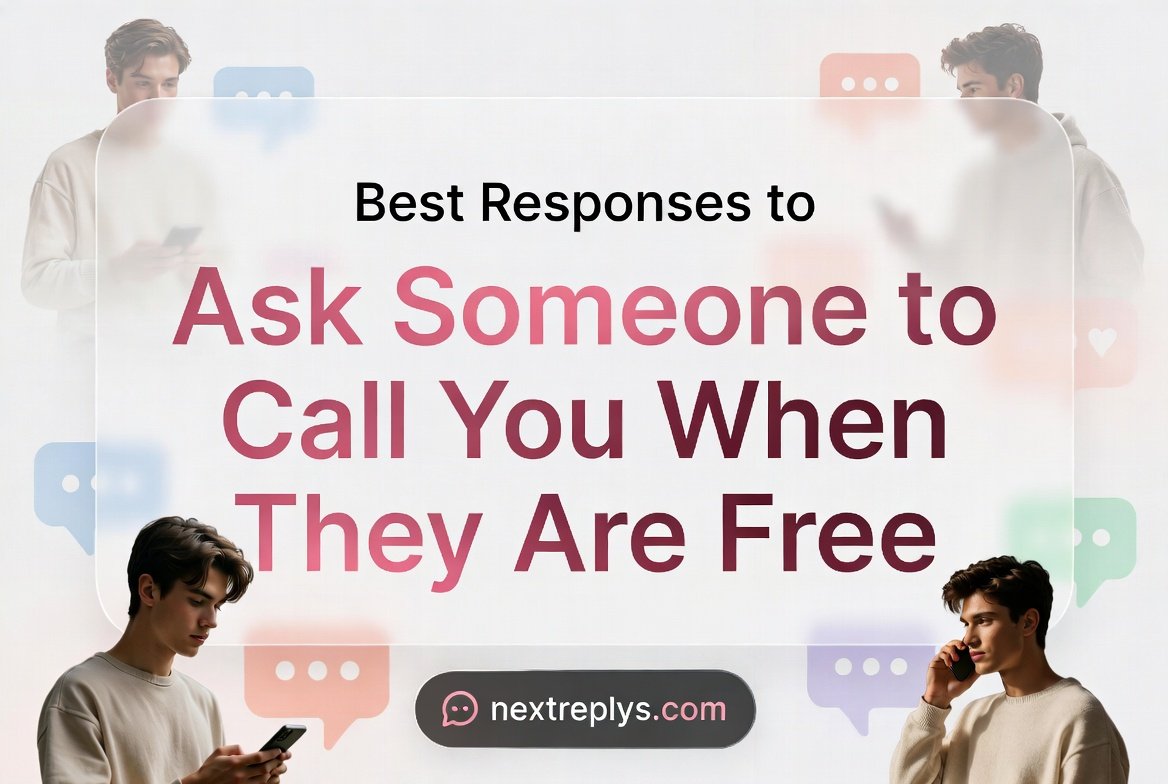 Best Responses to “Ask Someone to Call You When They Are Free”