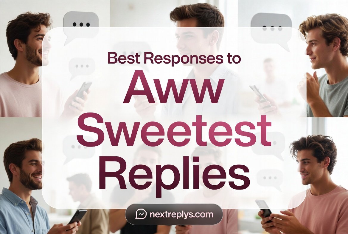 Best Responses to “Aww” with the Sweetest Replies