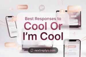 Best Responses to “Cool” Or “I’m Cool”
