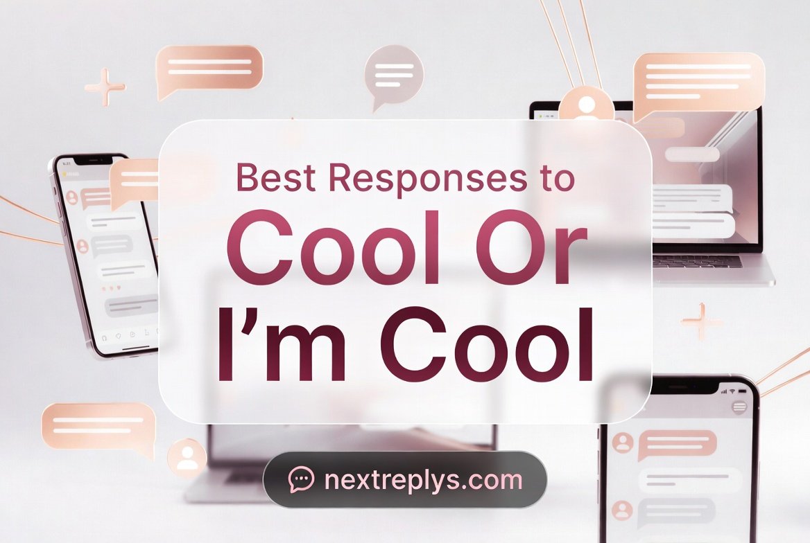 Best Responses to “Cool” Or “I’m Cool”