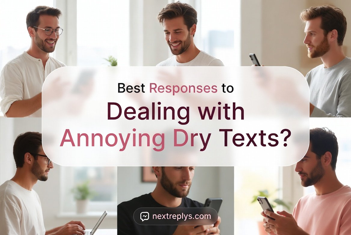 Best Responses to Dealing with Annoying Dry Texts?