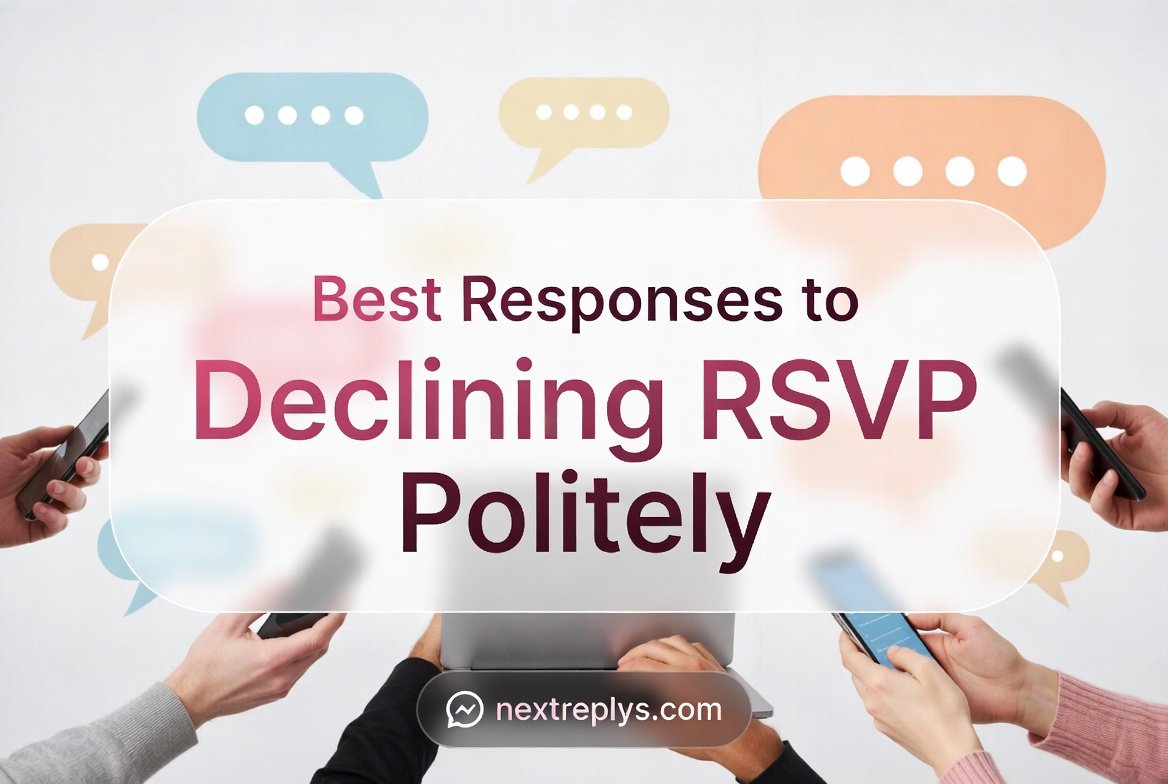 Best Responses to Declining RSVP Politely