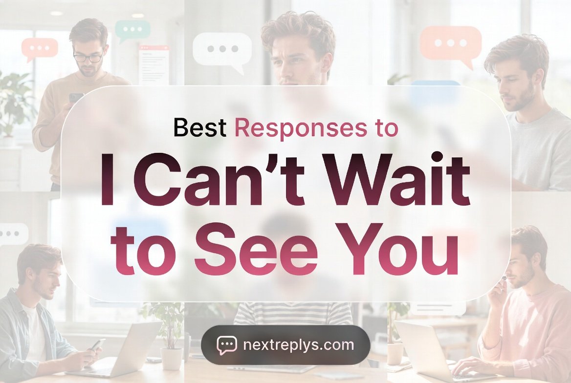Best Responses to “I Can’t Wait to See You”