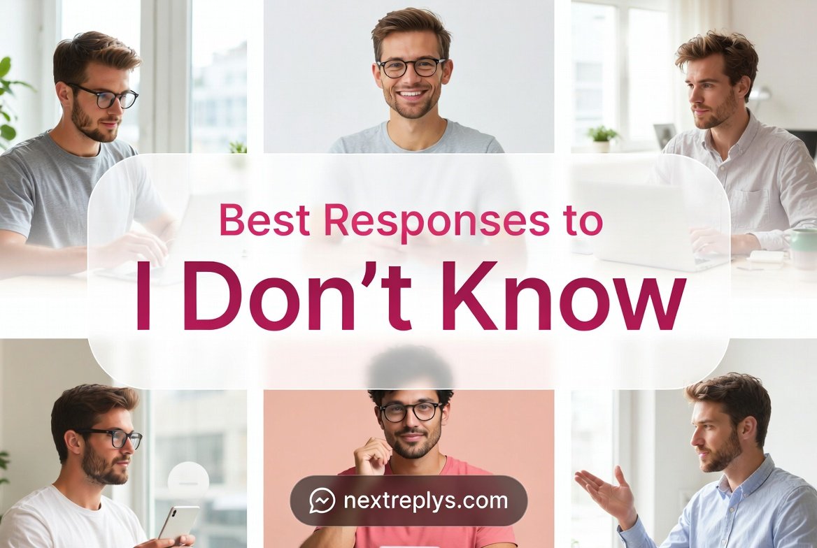 Best Responses to “I Don’t Know”