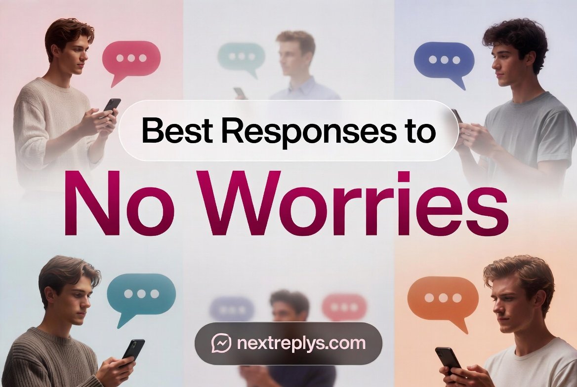 Best Responses to “No Worries”