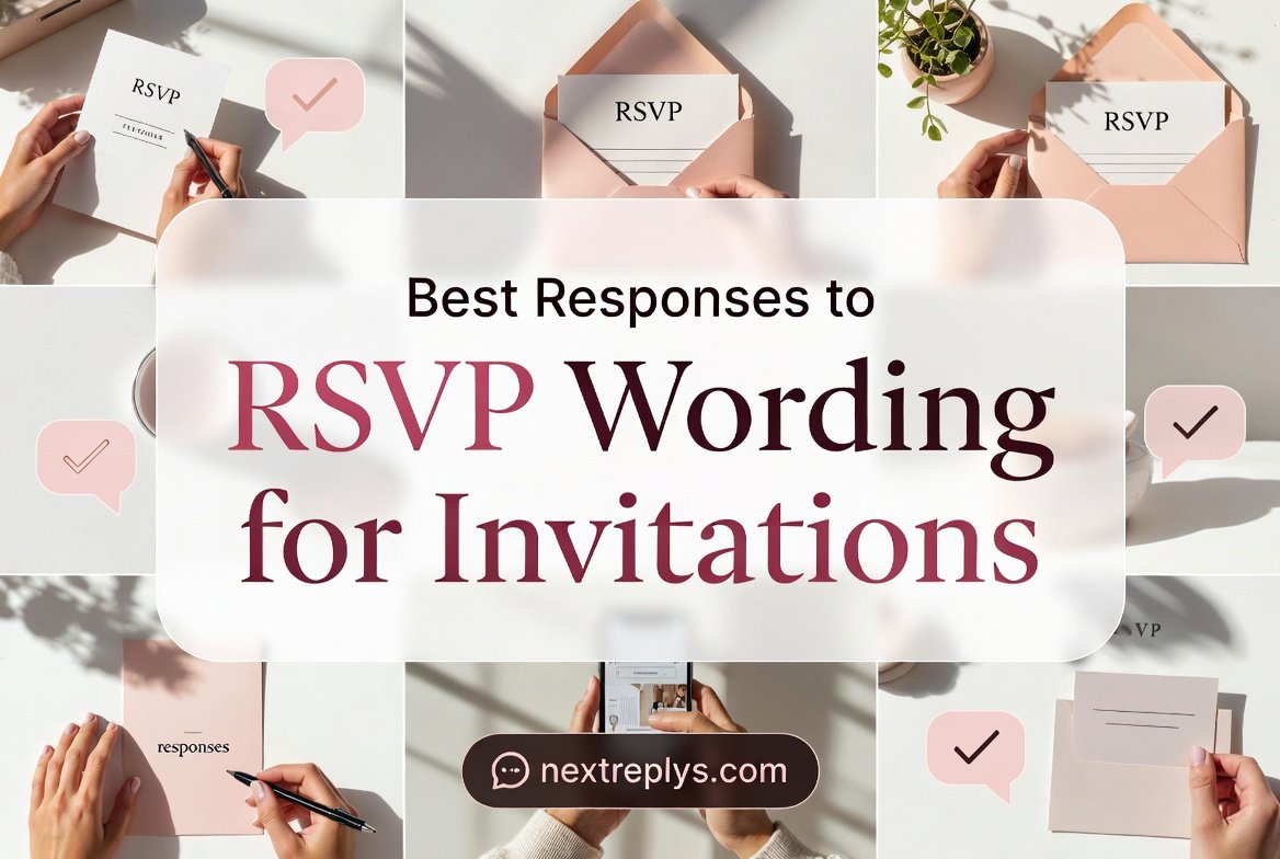 Best Responses to RSVP Wording for Invitations
