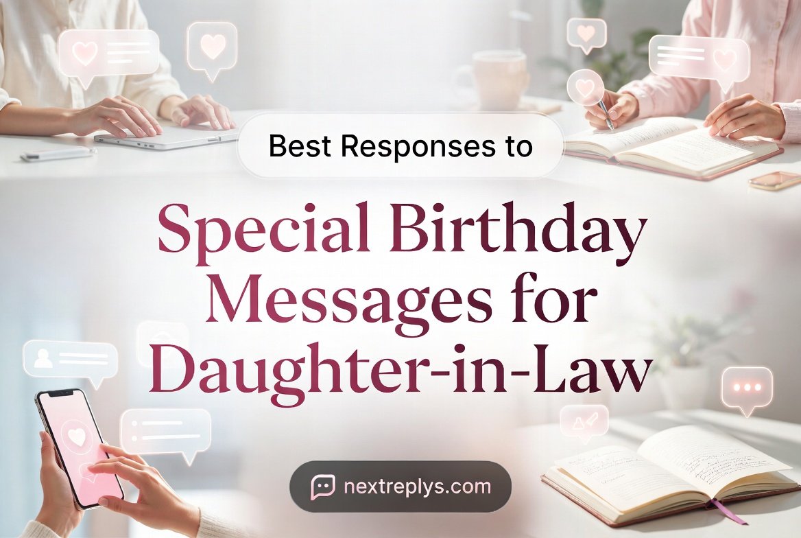 Best Responses to Special Birthday Messages for Daughter-in-Law