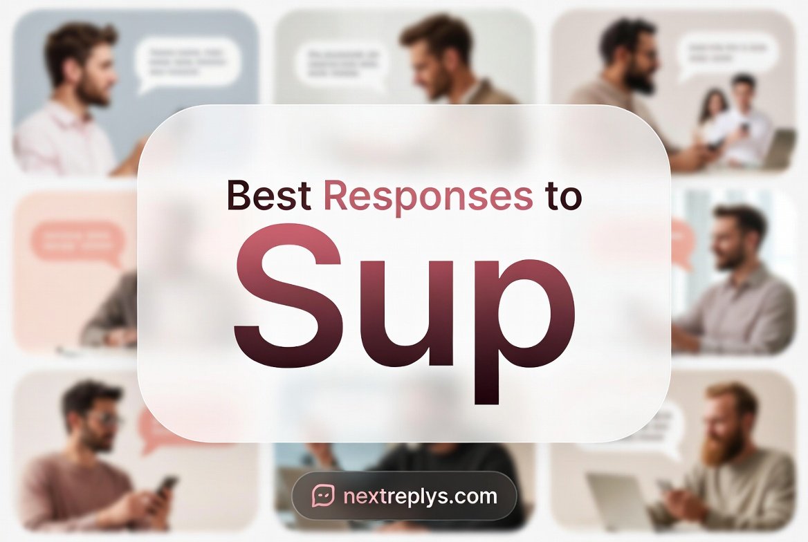 Best Responses to “Sup”
