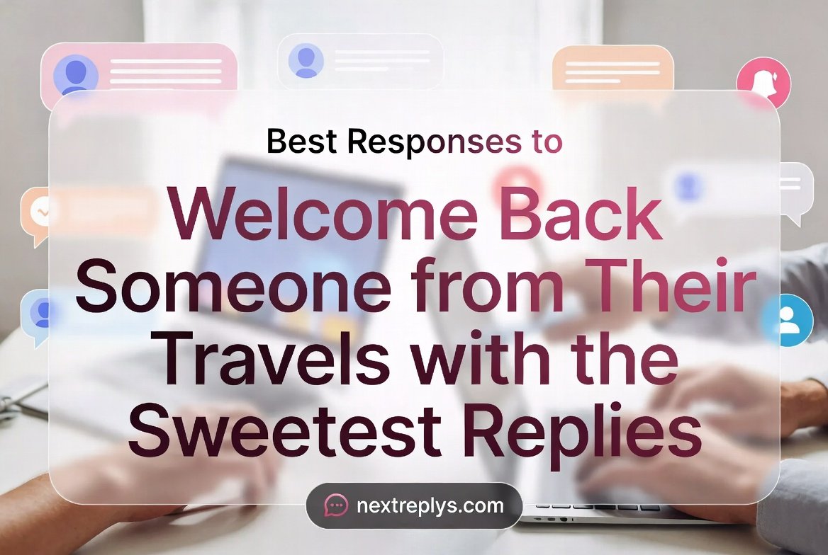 Best Responses to Welcome Back Someone from Their Travels