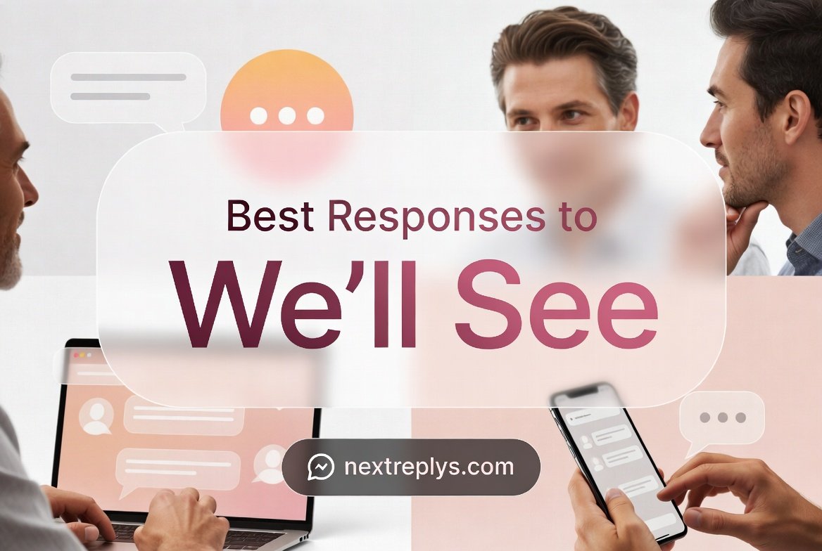 Best Responses to “We’ll See”