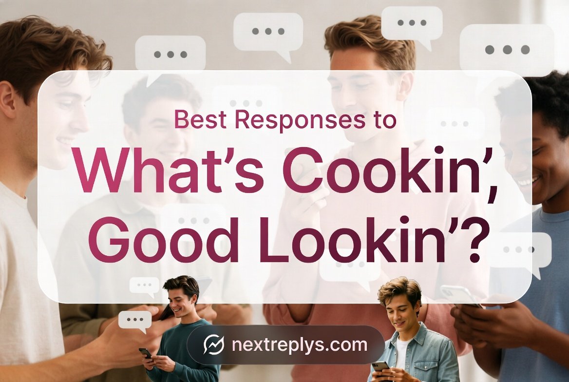 Best Responses to “What’s Cookin’ Good Lookin’?”