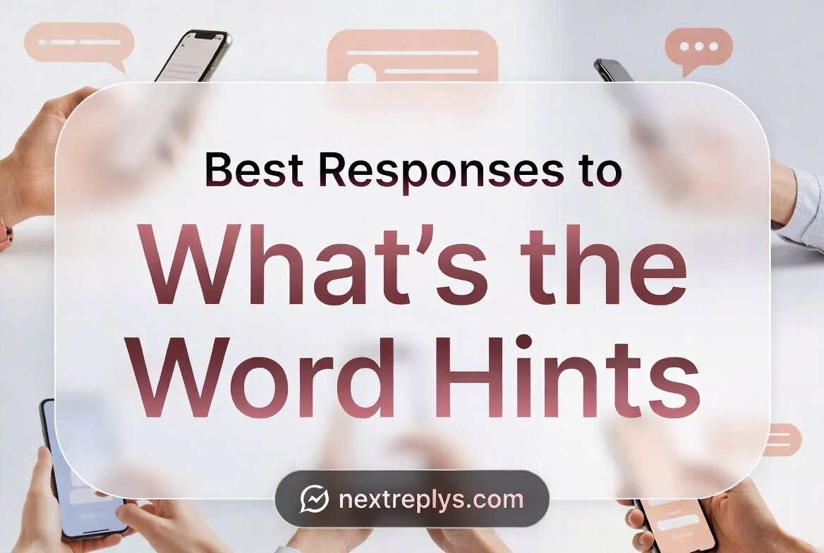Best Responses to "What’s the Word Hints"