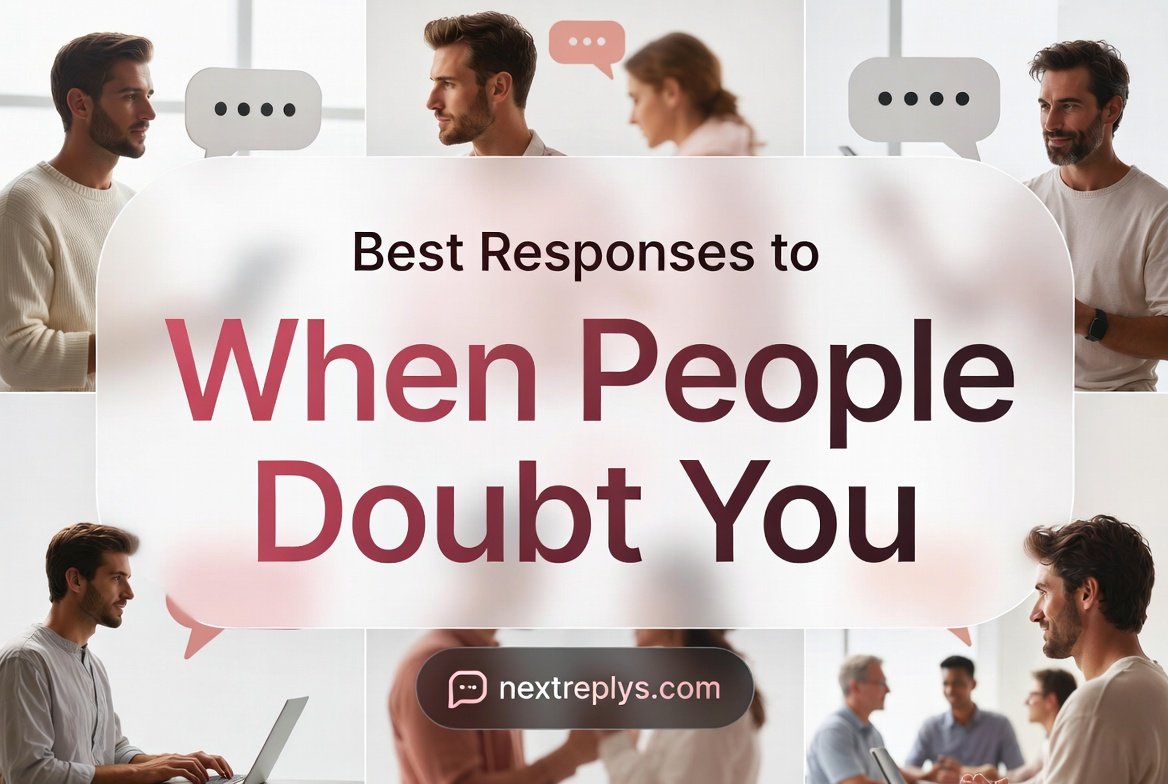 Best Responses to When People Doubt You
