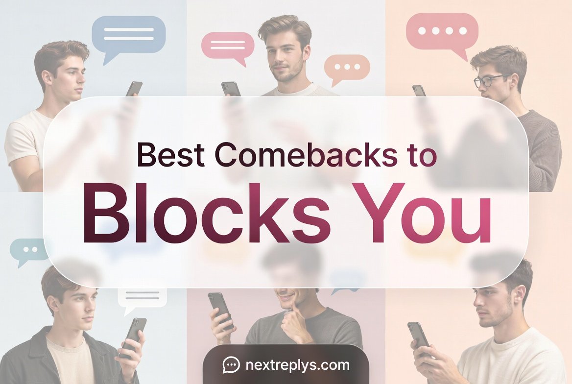 Best Comebacks to “Blocks You”