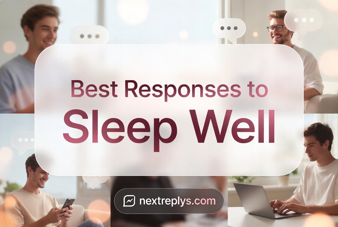 Best Responses to “Sleep Well”