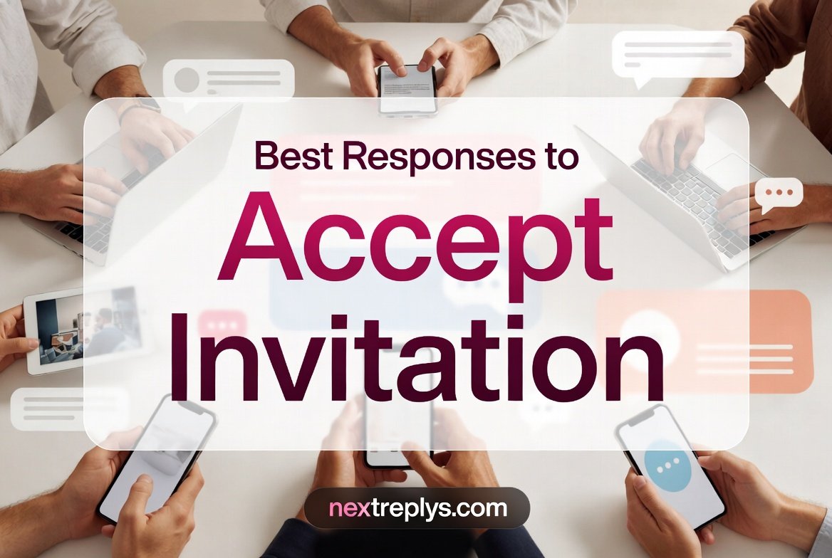 Best Responses to “Accept Invitation”
