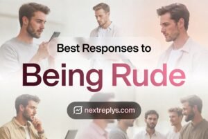 Best Responses to “Being Rude”