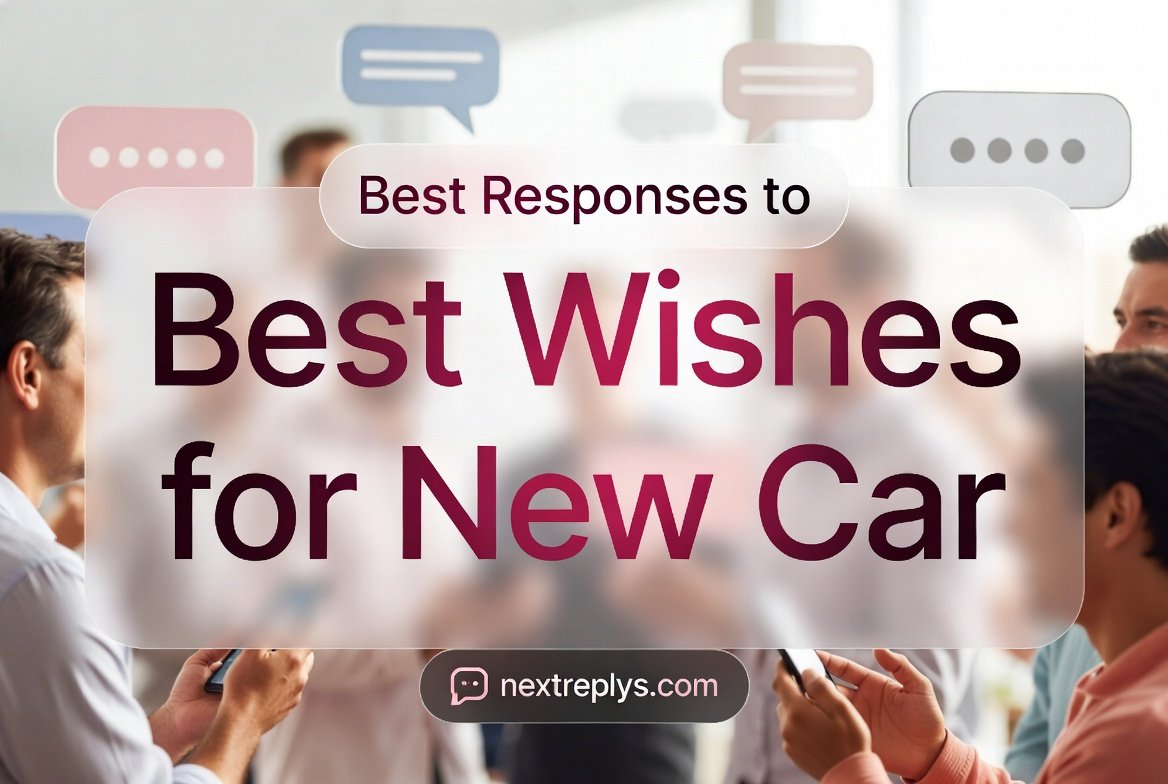 Best Responses to Best Wishes for New Car
