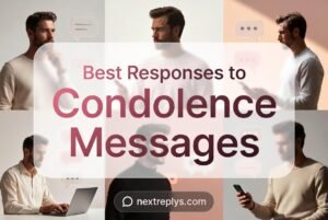 Best Responses to “Condolence Messages”