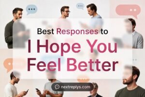 Best Responses to “I Hope You Feel Better”