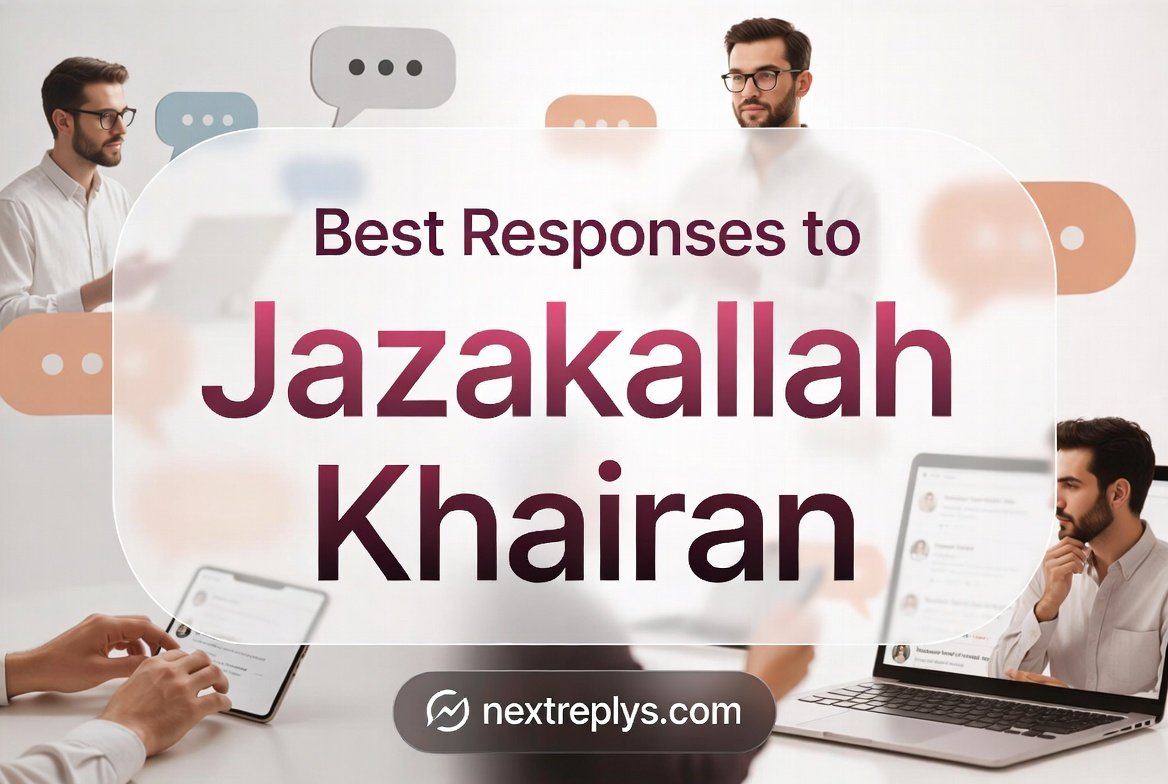 Best Responses to Jazakallah Khairan