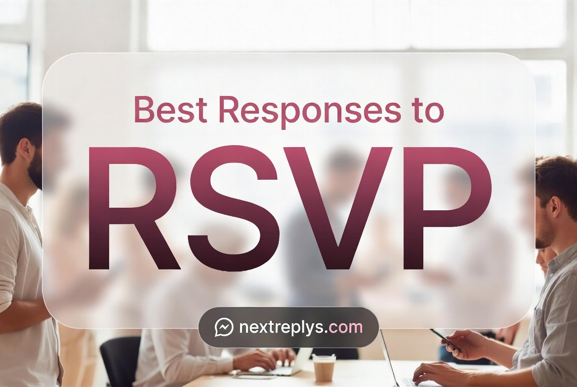 Best Responses to “RSVP”
