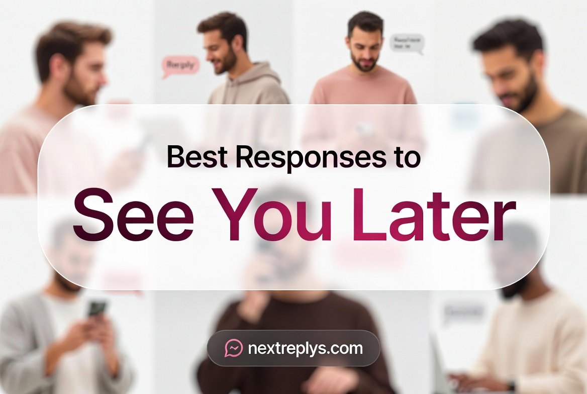 Best Responses to “See You Later”