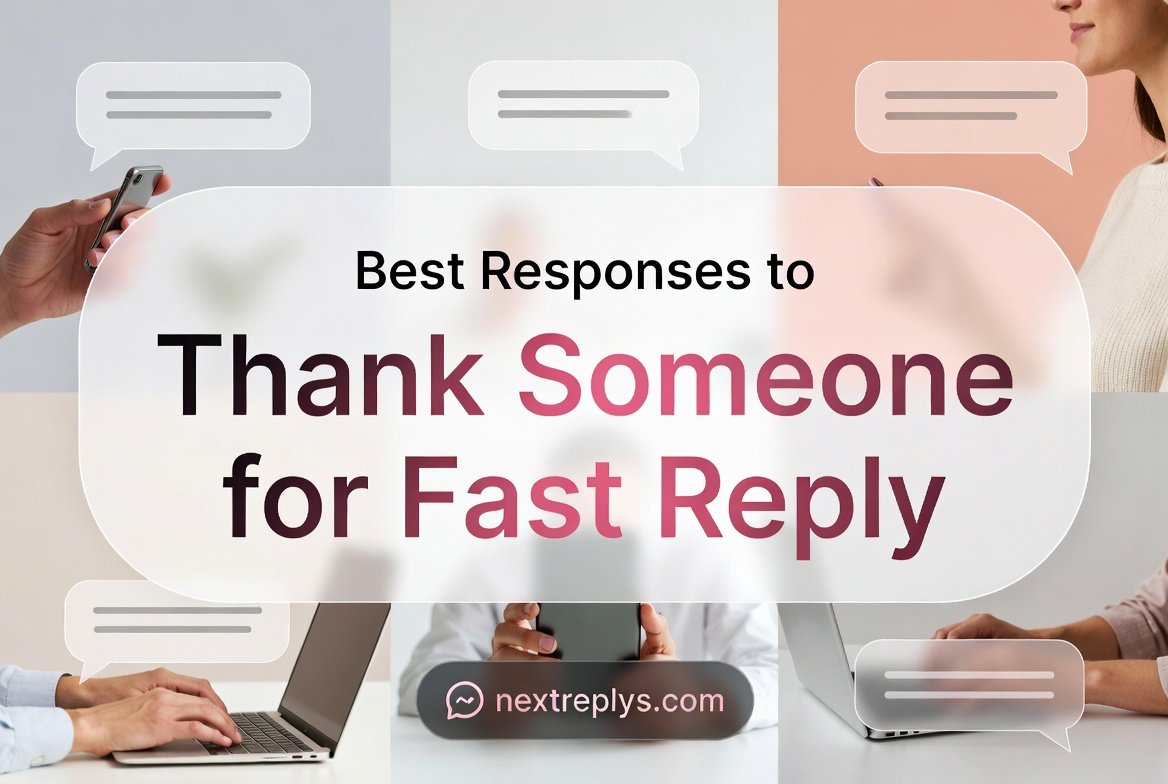 Best Responses to “Thank Someone for Fast Reply”