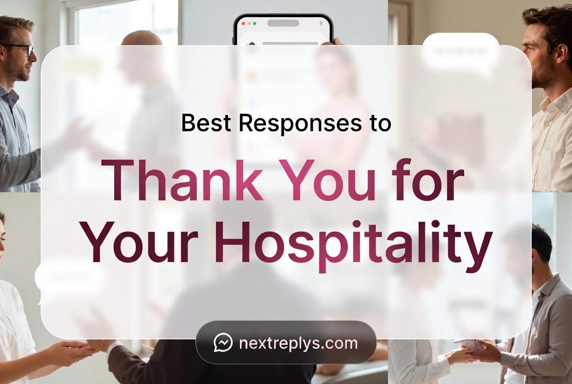 Best Responses to "Thank You for Your Hospitality"