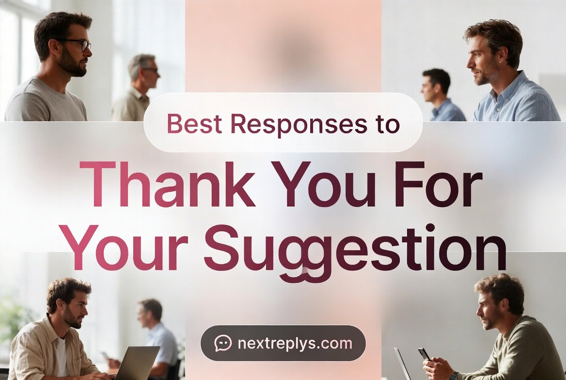 Best Responses to “Thank You For Your Suggestion”