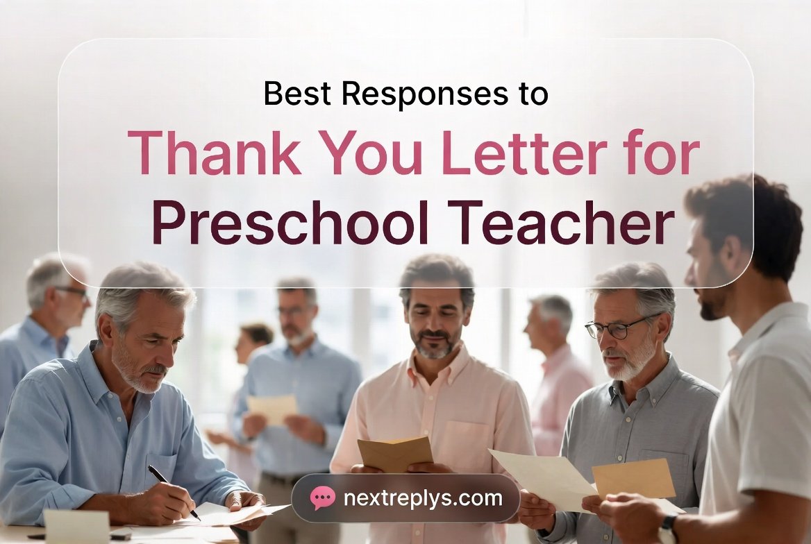 Best Responses to “Thank You Letter for Preschool Teacher”