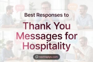 Best Responses to Thank You Messages for Hospitality