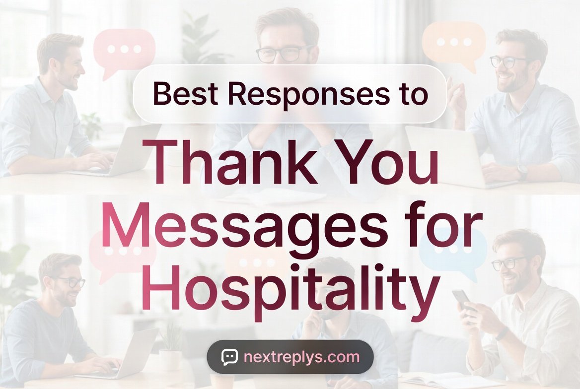 Best Responses to Thank You Messages for Hospitality