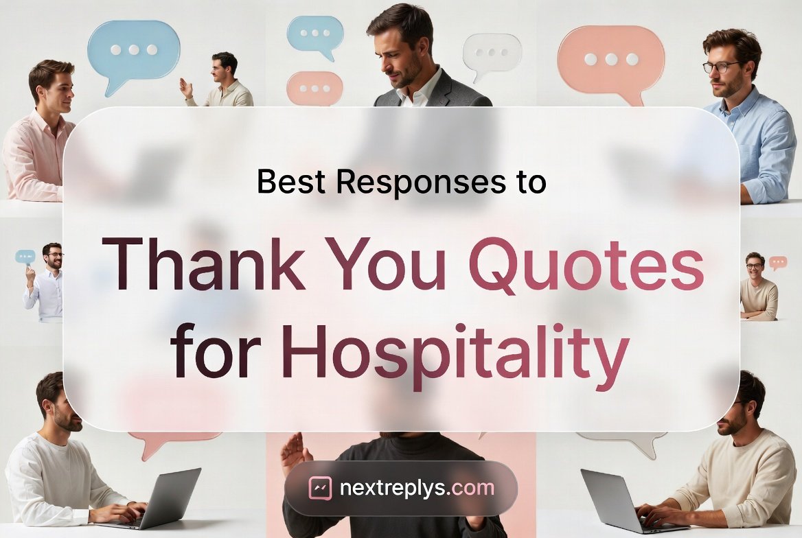 Best Responses to Thank You Quotes for Hospitality