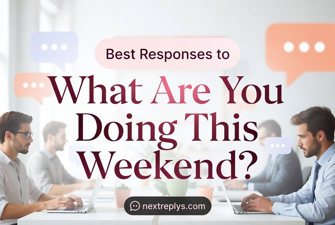 Best Responses to “What Are You Doing This Weekend?”
