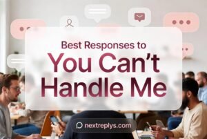 Best Responses to “You Can’t Handle Me”