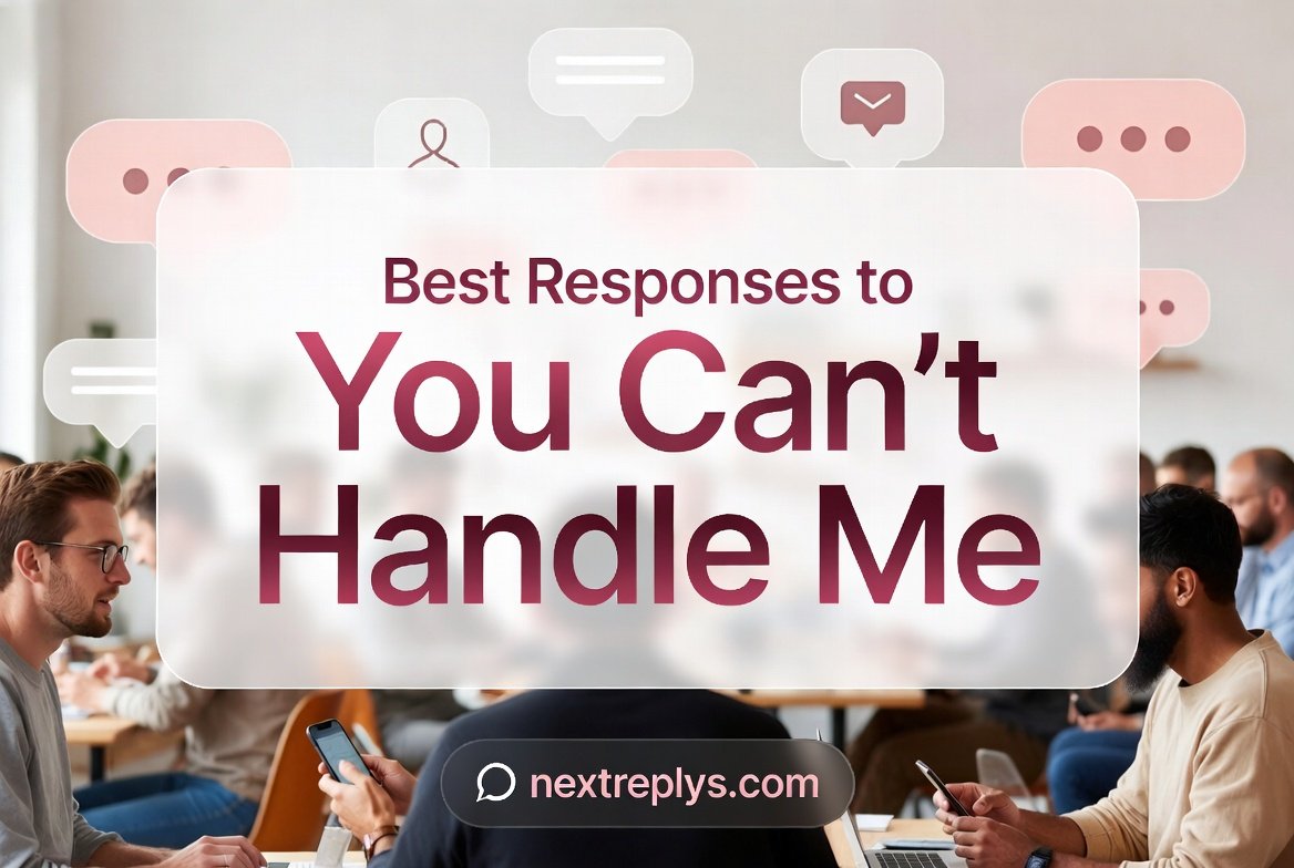 Best Responses to “You Can’t Handle Me”