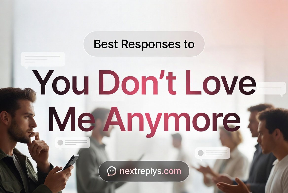 Best Responses to “You Don’t Love Me Anymore”