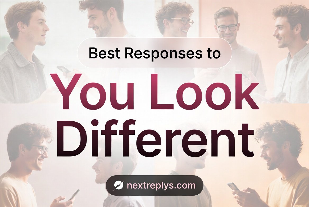 Best Responses to “You Look Different”