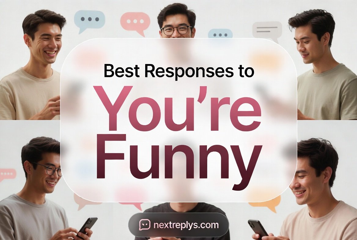 Best Responses to “You’re Funny”